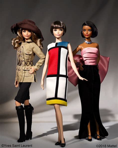 yves saint laurent barbie|Platinum Label® Yves Saint Laurent Barbie® Dolls, Modeling .